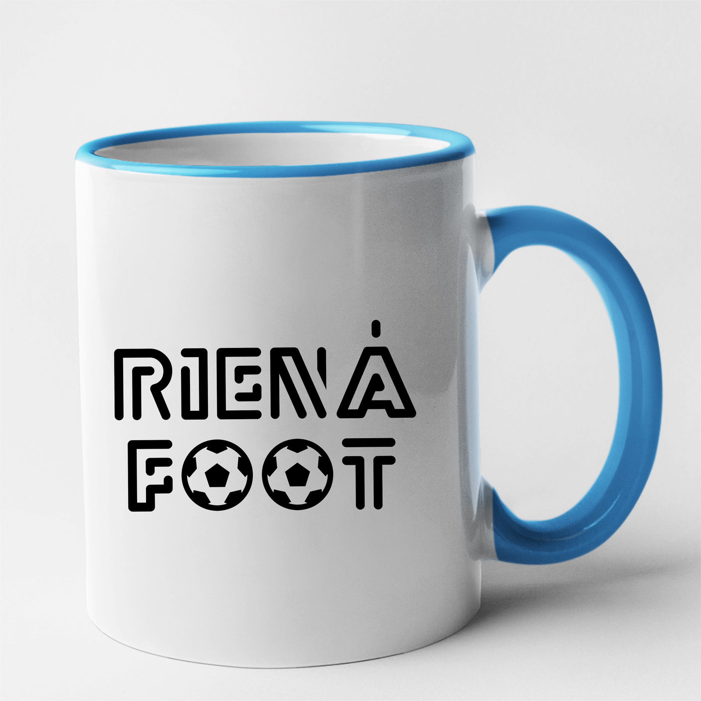 Mug Rien à foot Bleu