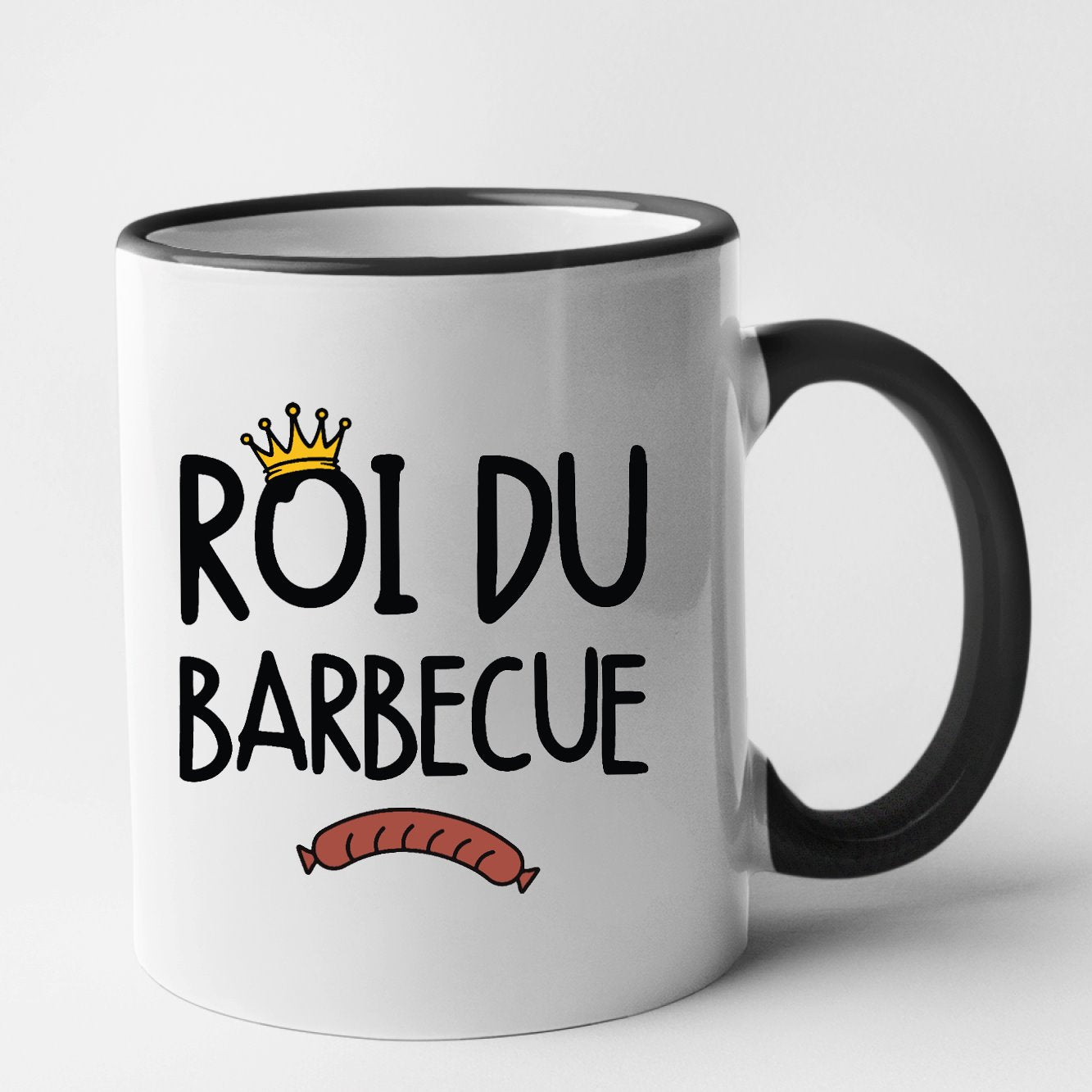 Mug Roi du barbecue Noir