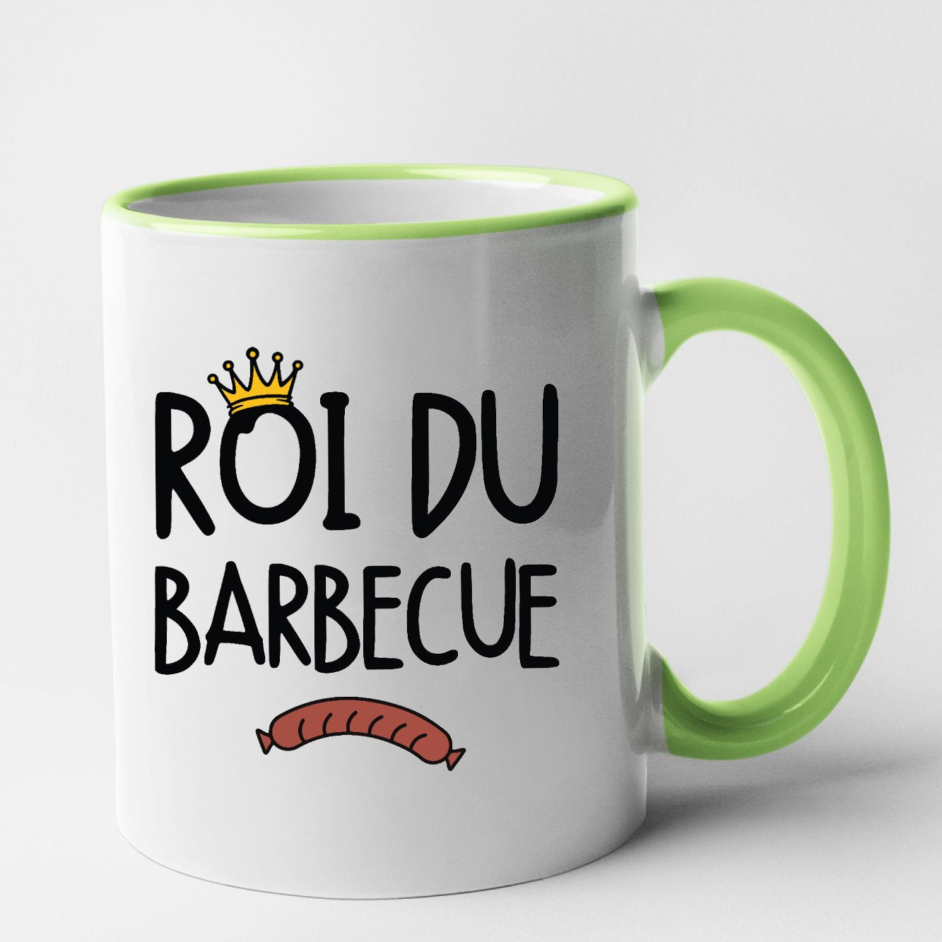 Mug Roi du barbecue Vert