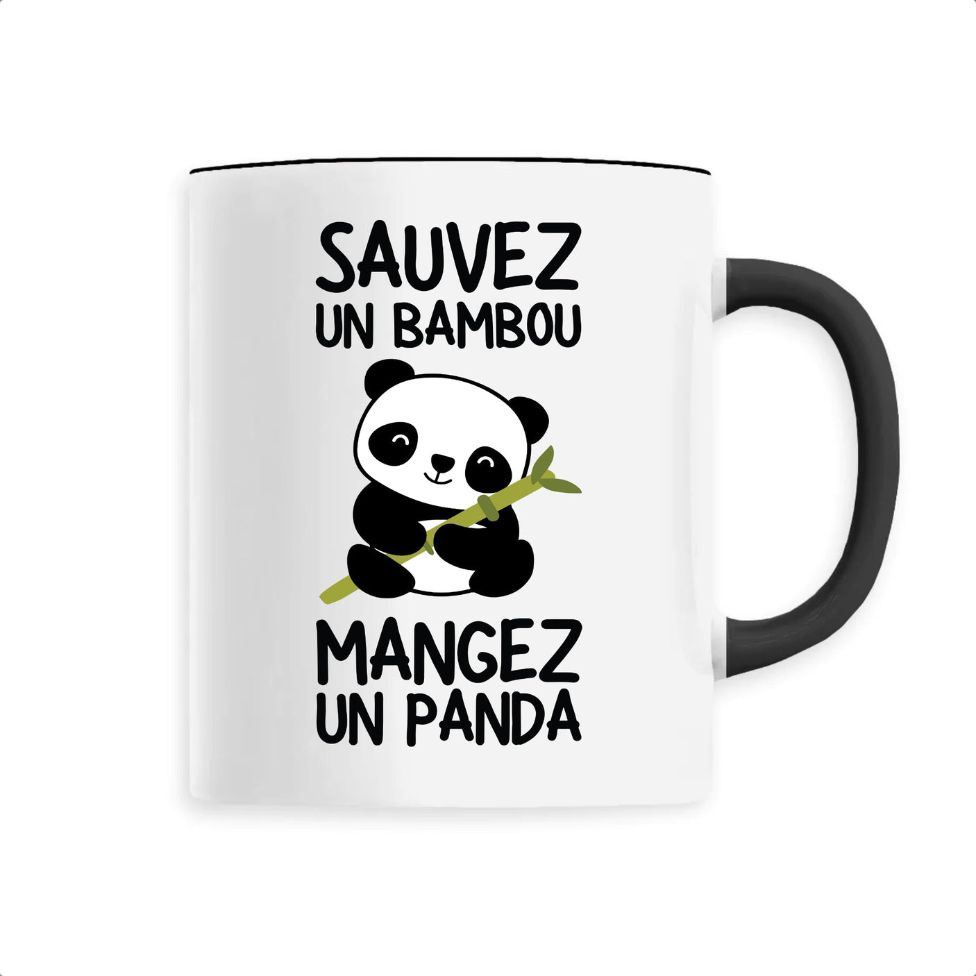 Mug Sauvez un bambou, mangez un panda 
