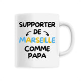 Mug Supporter de Marseille comme papa 