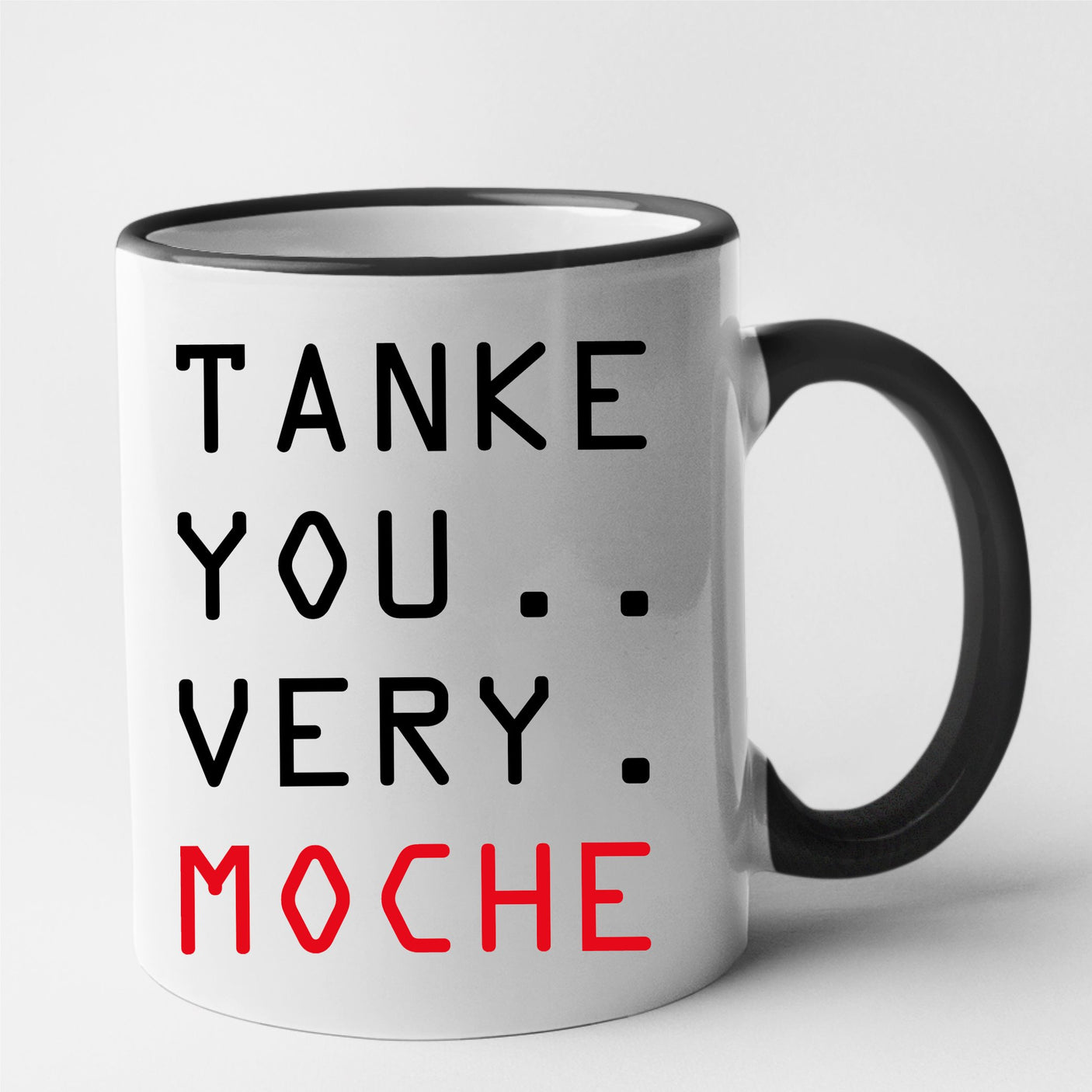 Mug Tanke you very moche Noir