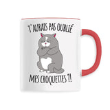 Mug T'aurais pas oublié mes croquettes ? 