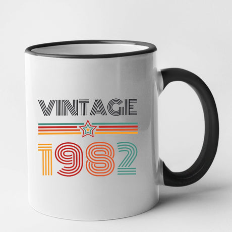 Mug Vintage année 1982 Noir