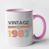 Mug Vintage année 1983 Rose