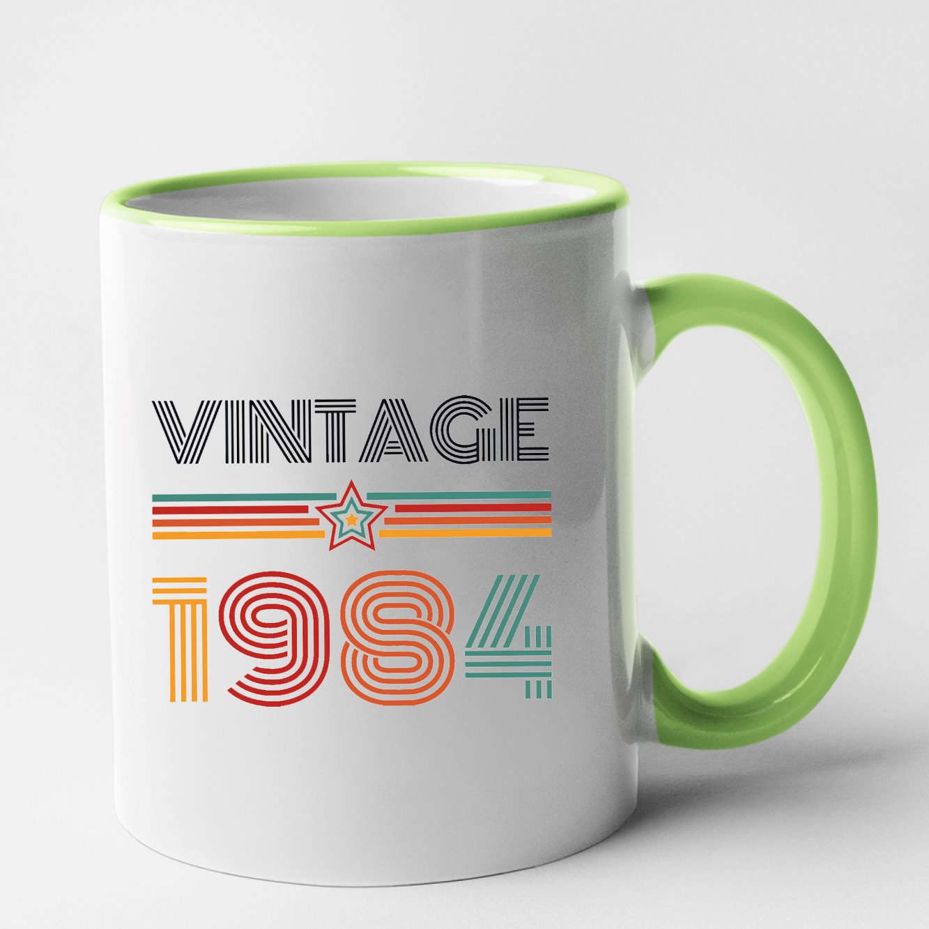 Mug Vintage année 1984 Vert