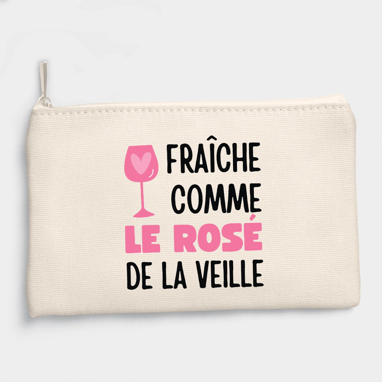 Pochette Fraîche comme le rosé de la veille Beige