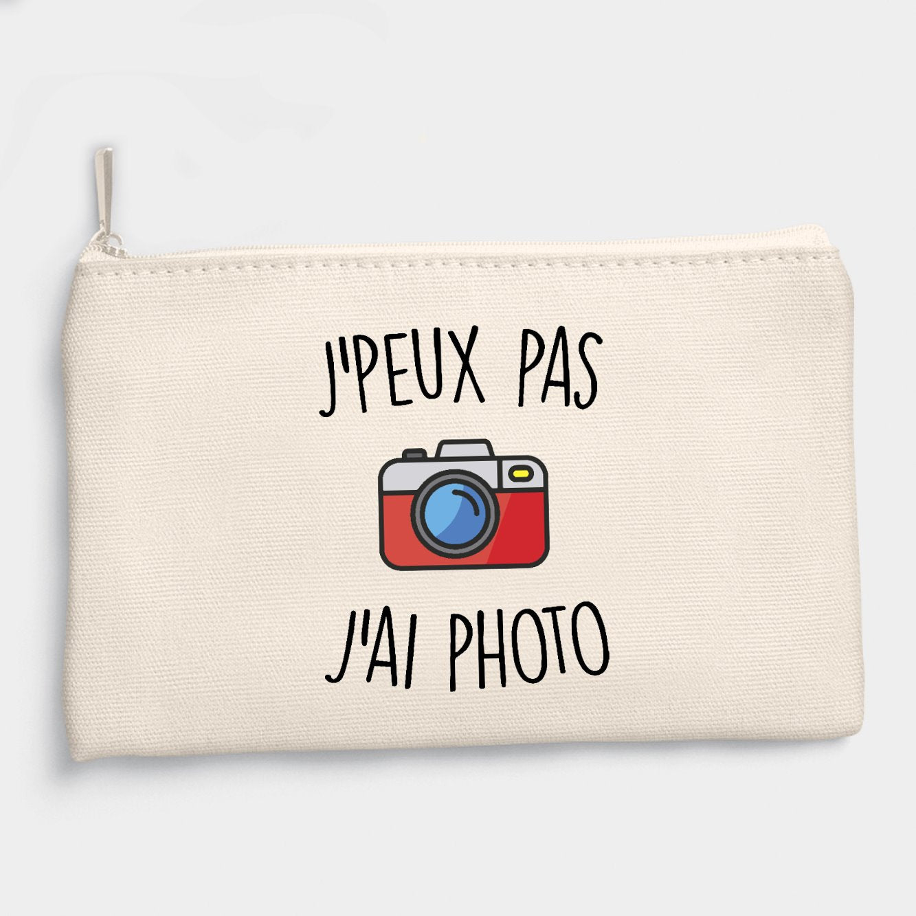 Pochette J'peux pas j'ai photo Beige