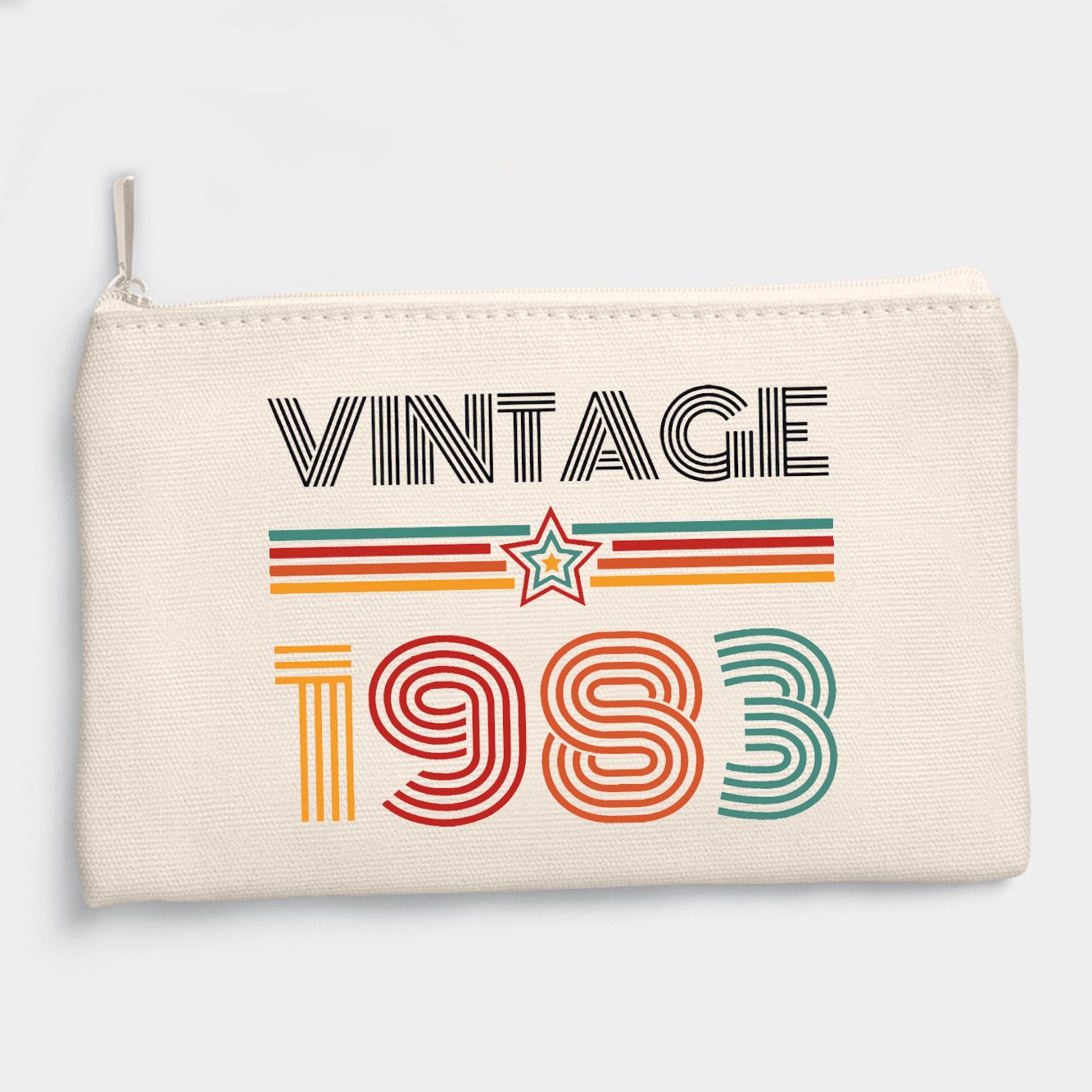Pochette Vintage année 1983 Beige