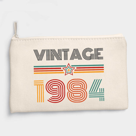 Pochette Vintage année 1984 Beige