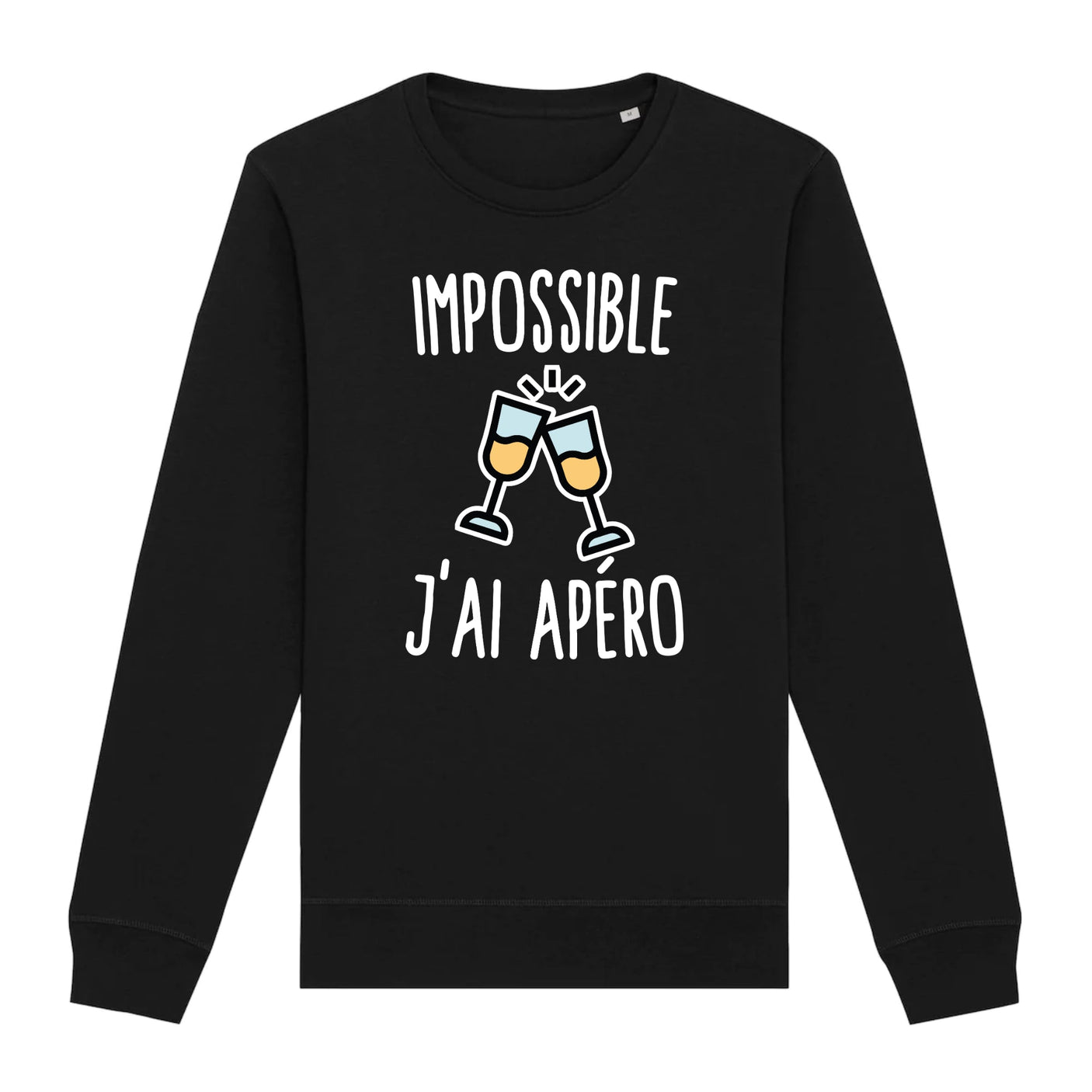 Sweat Adulte Impossible j'ai apéro 