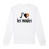 Sweat Adulte J'aime les moules 