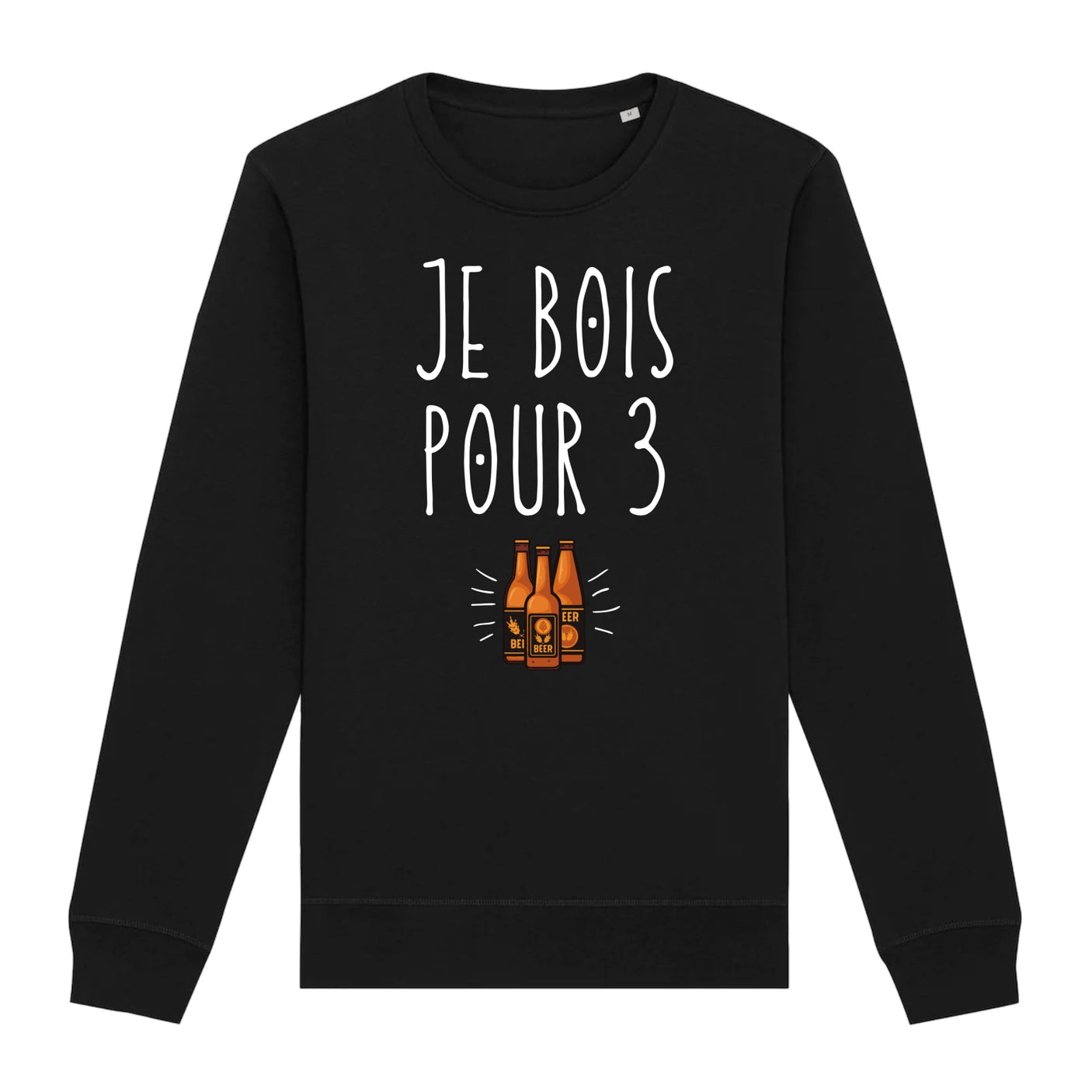 Sweat Adulte Je bois pour 3 