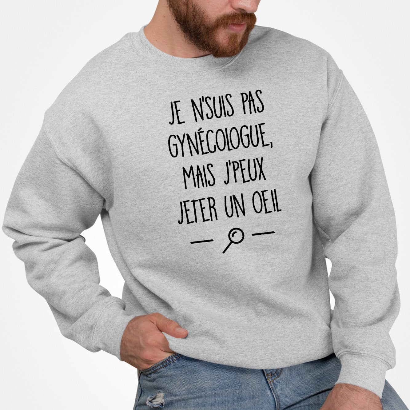 T-Shirt Homme Je ne suis pas gynécologue, Idée cadeau original