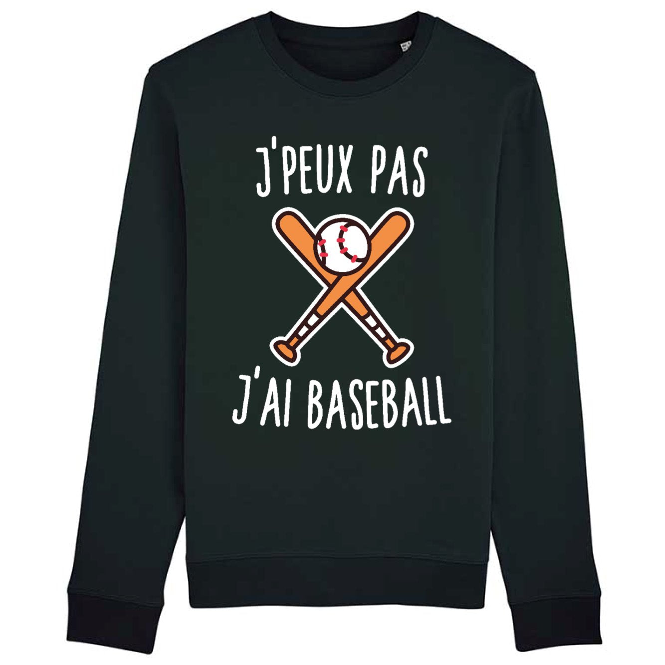 Sweat Adulte J'peux pas j'ai baseball 