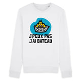 Sweat Adulte J'peux pas j'ai bateau 