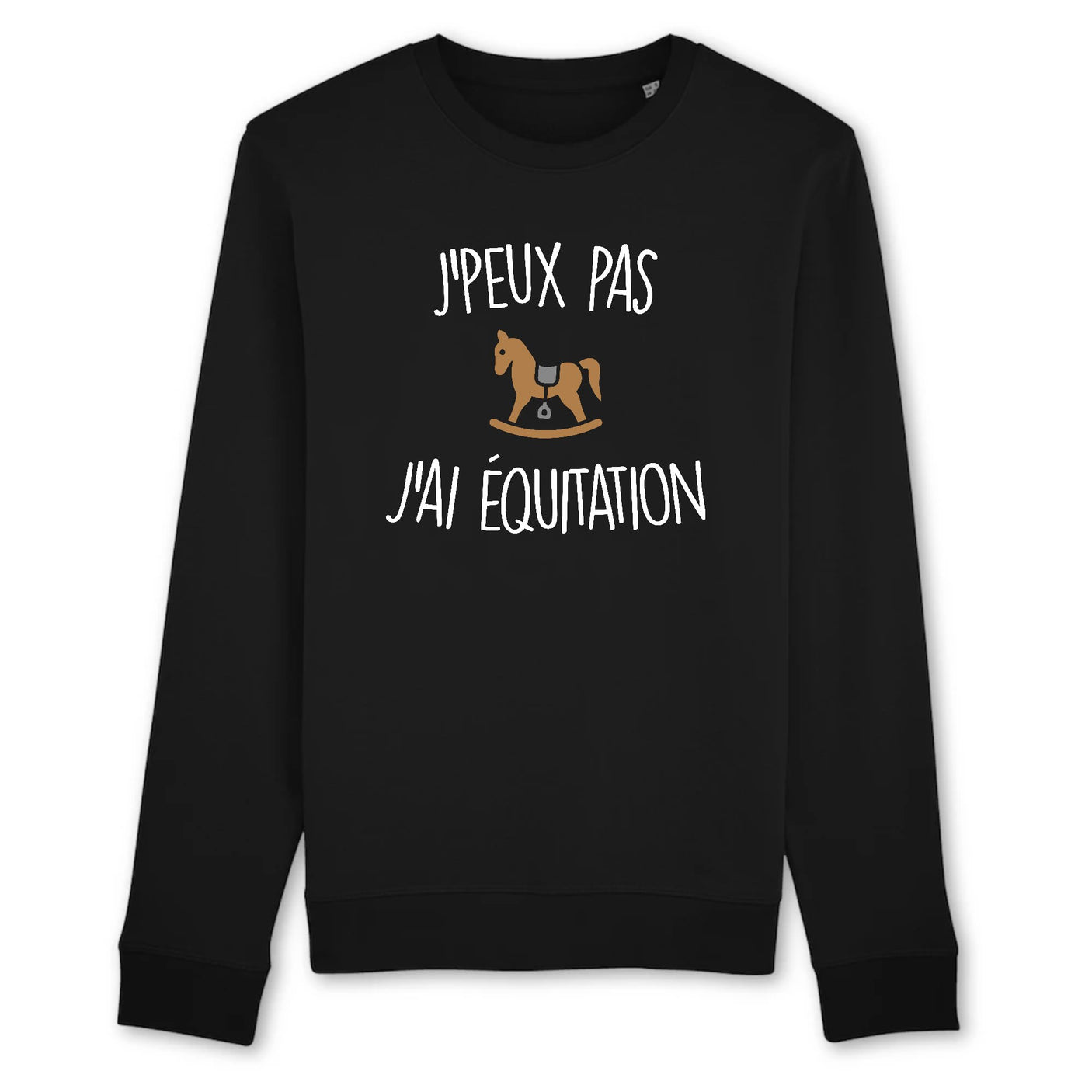 Sweat Adulte J'peux pas j'ai équitation 