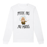 Sweat Adulte J'peux pas j'ai maths 