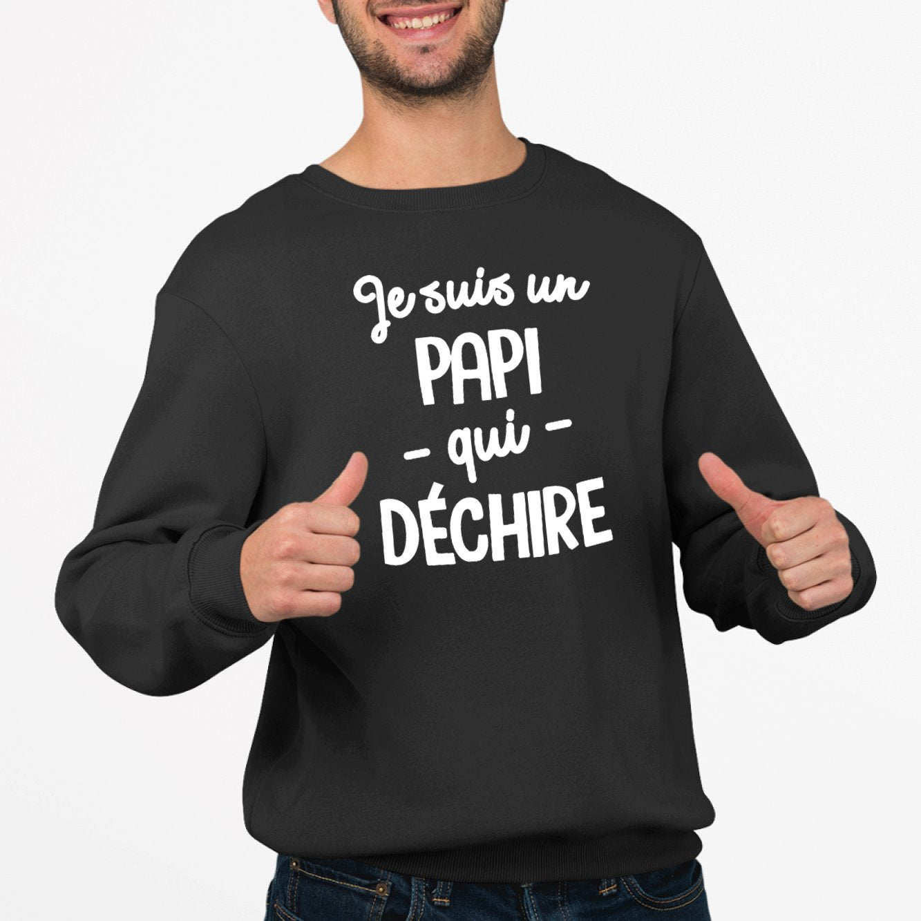 T-Shirt Homme Papi qui déchire, Idée cadeau original