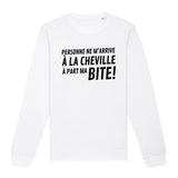 Sweat Adulte Personne ne m'arrive à la cheville 