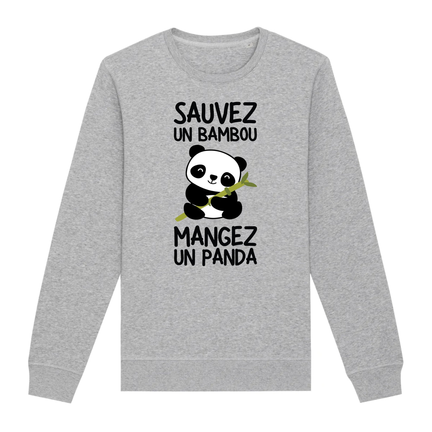 Sweat Adulte Sauvez un bambou, mangez un panda 