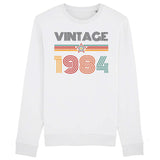 Sweat Adulte Vintage année 1984 