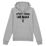 Sweat Capuche Adulte C'est quoi les bails 