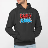 Sweat Capuche Adulte Daddy Cool Noir