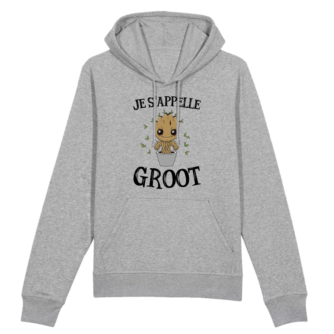 Sweat Capuche Adulte Je s'appelle Groot 