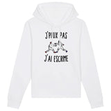 Sweat Capuche Adulte J'peux pas j'ai escrime 