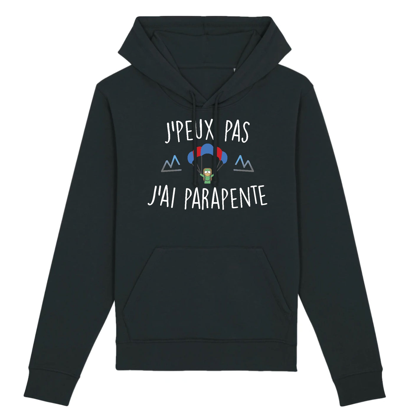 Sweat Capuche Adulte J'peux pas j'ai parapente 