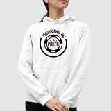 Sweat Capuche Adulte J'peux pas j'ai poker Blanc