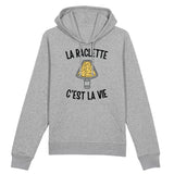 Sweat Capuche Adulte La raclette c'est la vie 