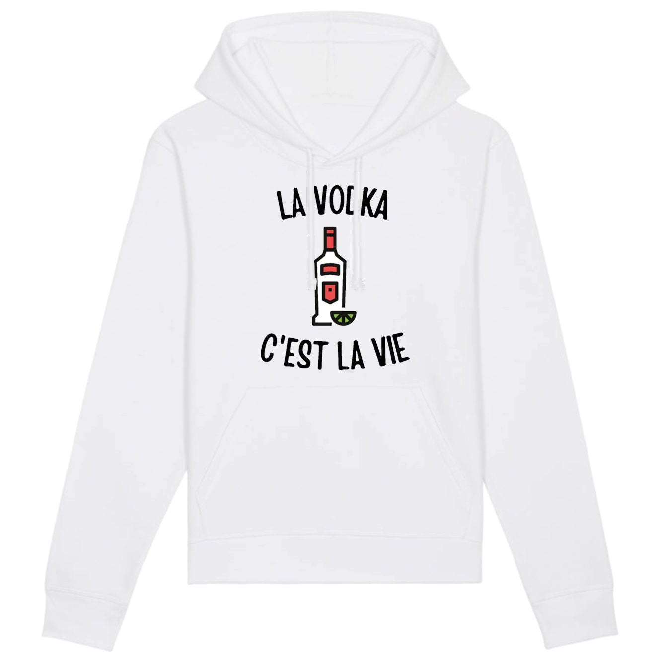 Sweat Capuche Adulte La vodka c'est la vie 