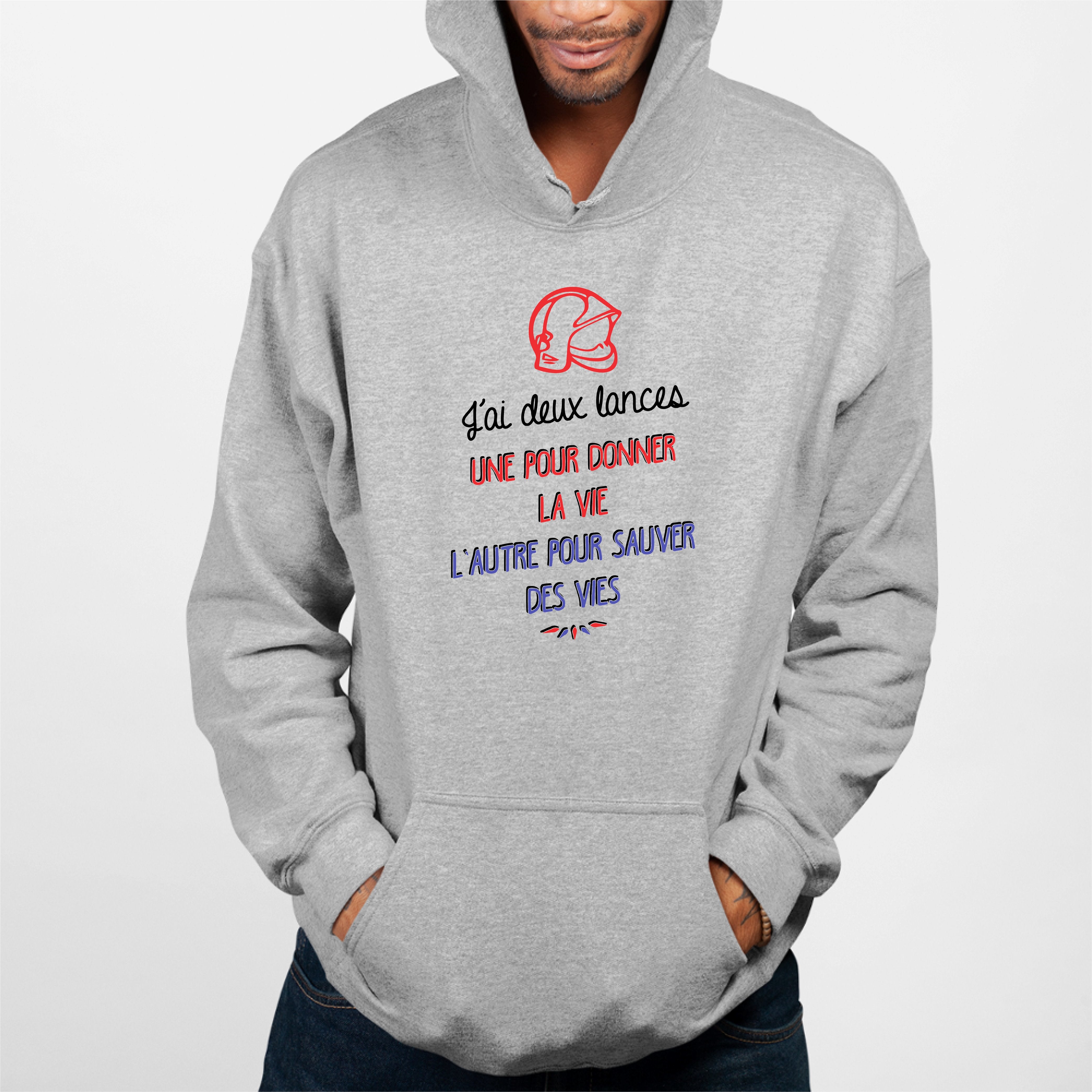 Sweat Adulte Lance de pompier