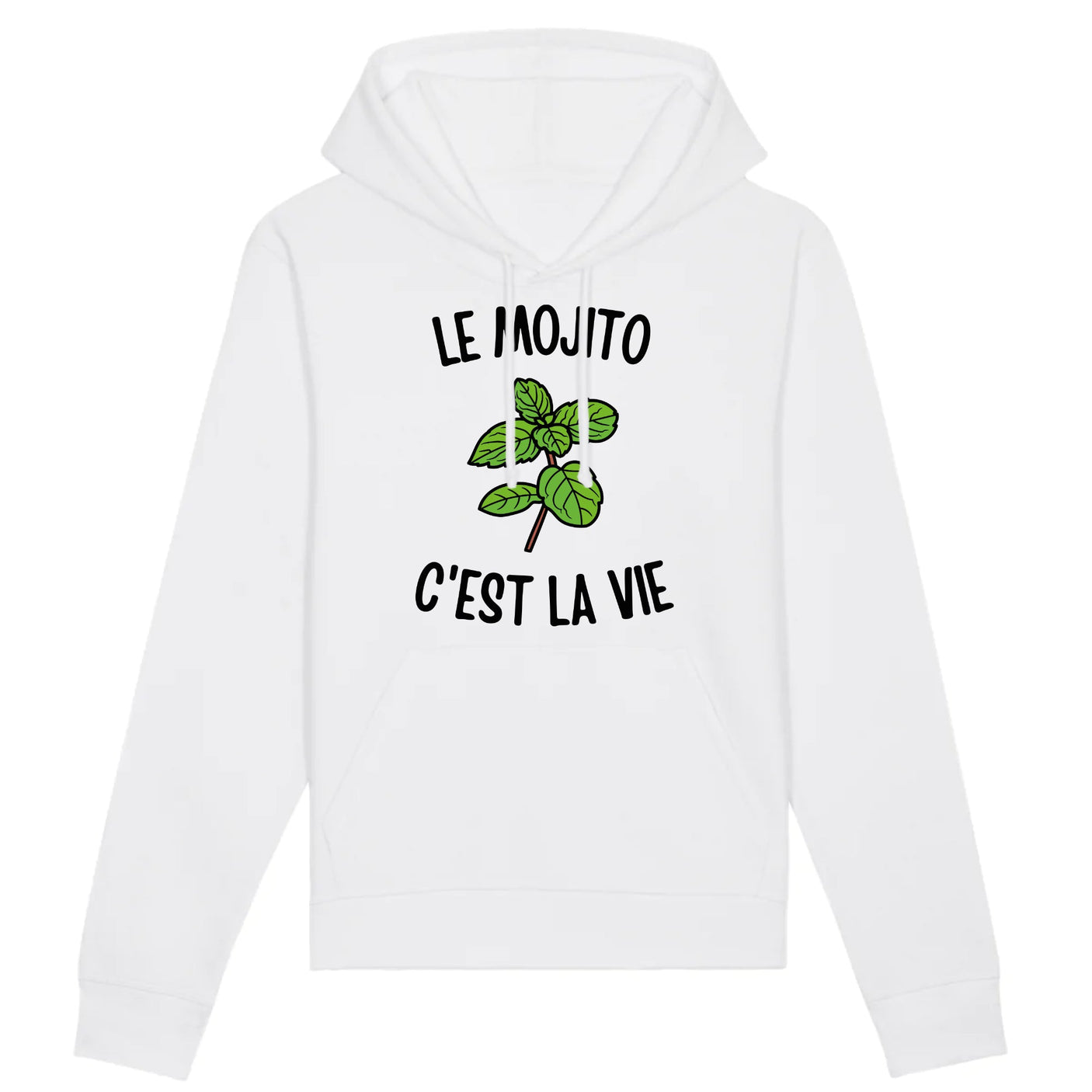 Sweat Capuche Adulte Le mojito c'est la vie 