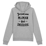 Sweat Capuche Adulte Maman qui déchire 