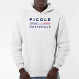 Sweat Capuche Adulte Picole Nationale Blanc