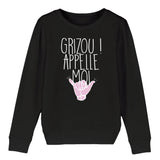 Sweat Enfant Grizou appelle moi 