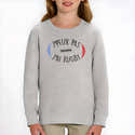 Sweatshirt 'Je Peux Pas J'ai Rugby' - Homme/Femme - Coupe Classique, Col Tissé - 241 G - 13