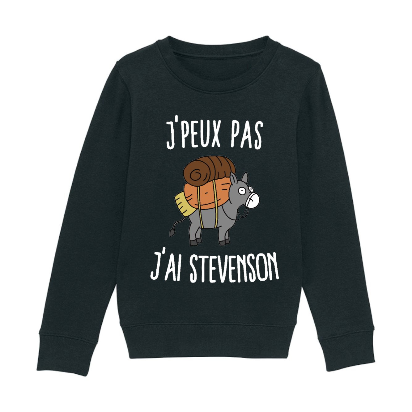 Sweat Enfant J'peux pas j'ai Stevenson 