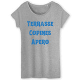 T-Shirt Femme Terrasse copines apéro 