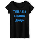 T-Shirt Femme Terrasse copines apéro 