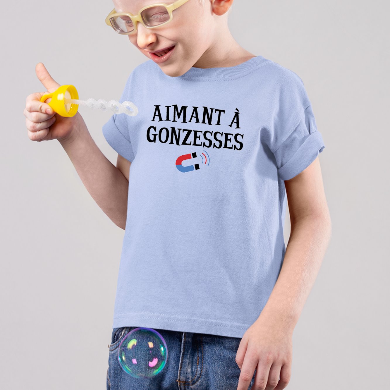 T-Shirt Enfant Aimant à gonzesses