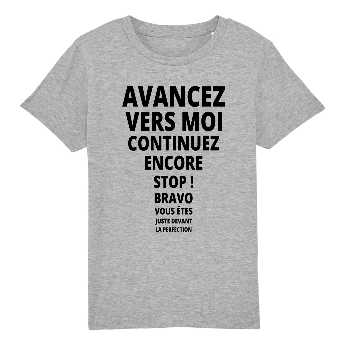 T-Shirt Enfant Avancez vers la perfection 