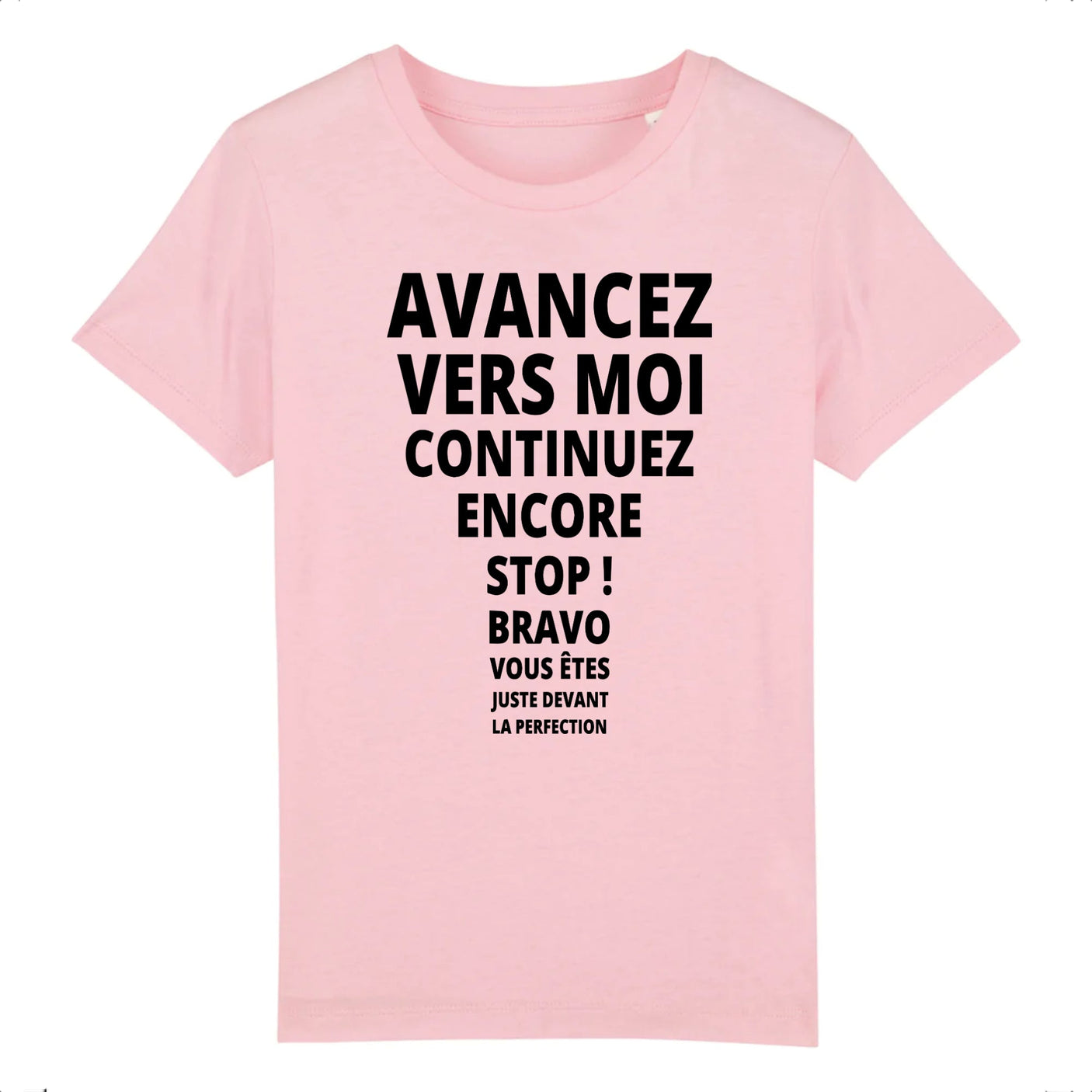 T-Shirt Enfant Avancez vers la perfection 