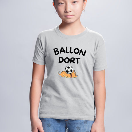 T-Shirt Enfant Ballon dort Gris