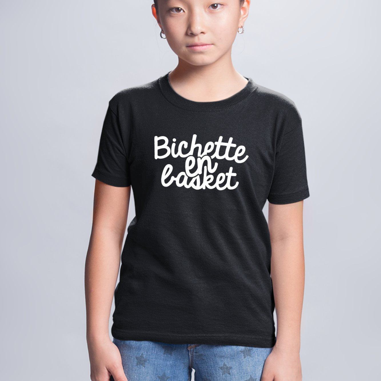 T-Shirt Enfant Bichette en basket