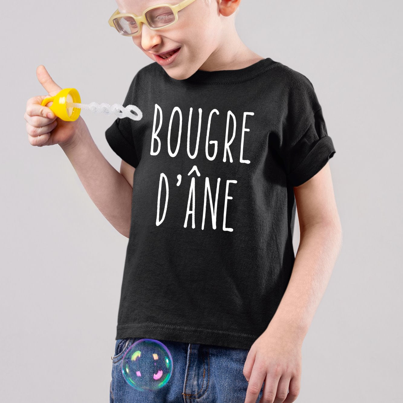 T-Shirt Enfant Bougre d'âne Noir