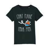 T-Shirt Enfant Chat plane pour moi 